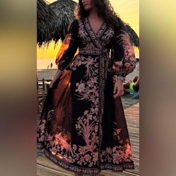 ZIMMERMANN Waverly Wrap Cotton Maxi Dress - Picture 3 of 16